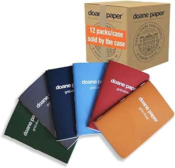 Doane Paper Grid + Lines Small Utility Pocket Notebooks 6-Pack by Doane Paper - American Made