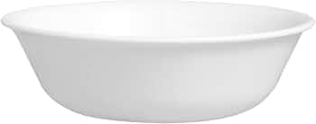 Corelle Vitrelle 4-Piece 18-Oz Soup Cereal Bowls Winter Frost White by Corelle - American Made