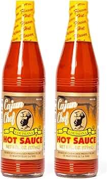 Cajun Chef Louisiana Hot Sauce 2-Pack 6 oz by Cajun Chef - American Made