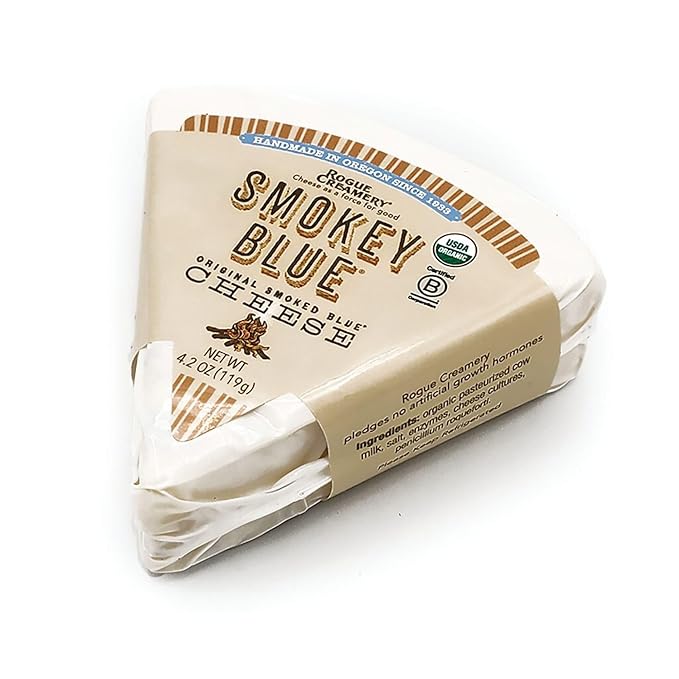 Rogue Creamery Organic Smokey Blue Cheese 4.2 oz by Rogue Creamery - American Made