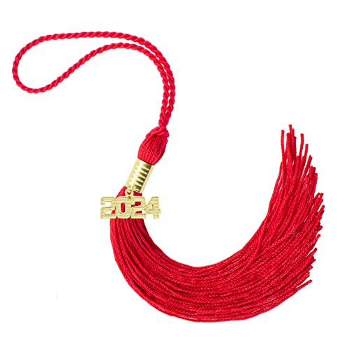 Tassel Depot USA Made Graduation Tassel 2024 Red by Tassel Depot - American Made