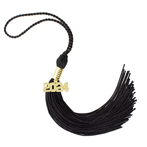 Tassel Depot USA Made Graduation Tassel 2024 Black by Tassel Depot - American Made