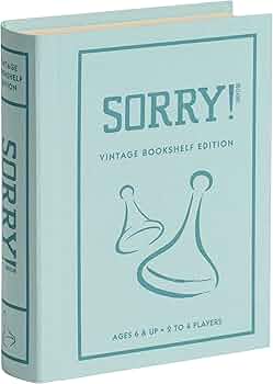 WS Game Company Sorry! Bookshelf Edition Collector by WS Game Company - American Made