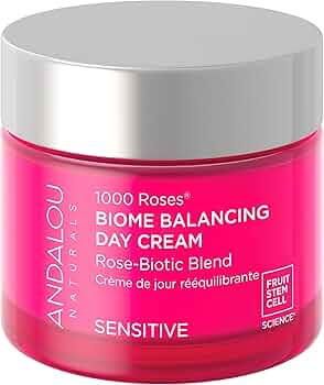 Andalou Naturals 1000 Roses Biome Balancing Day Cream 1.7oz by Andalou Naturals - American Made