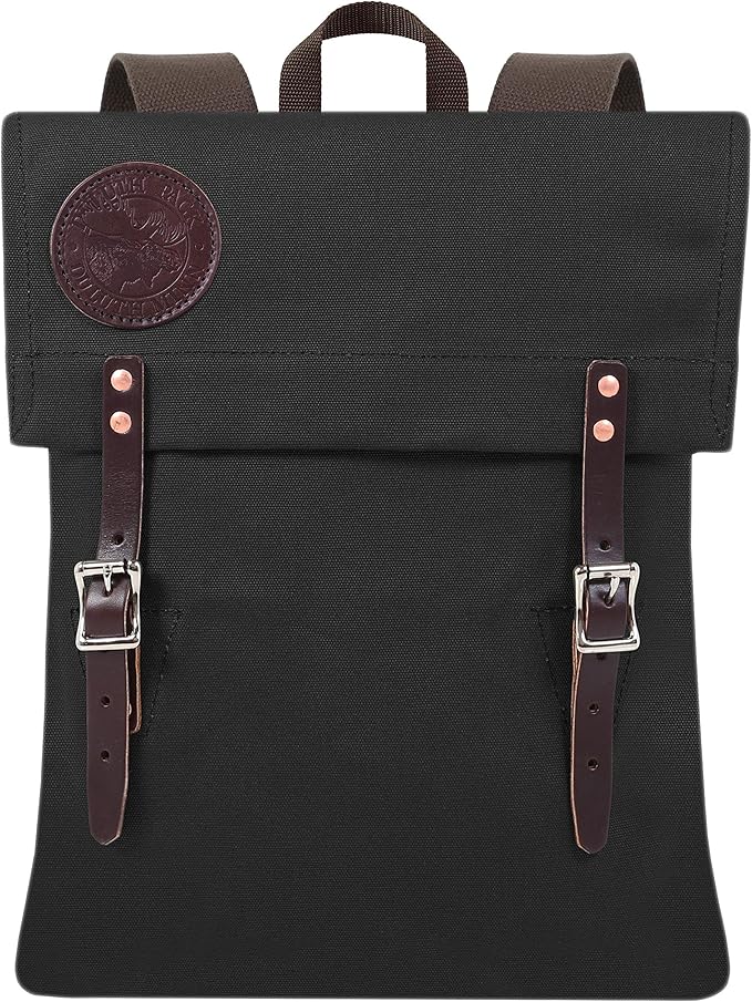 Duluth Pack Scout Pack Canvas Backpack, Black by Duluth Pack - American Made