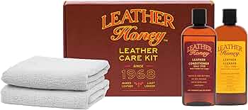 Leather Honey Complete Leather Care Kit with 2 Cloths by Leather Honey - American Made