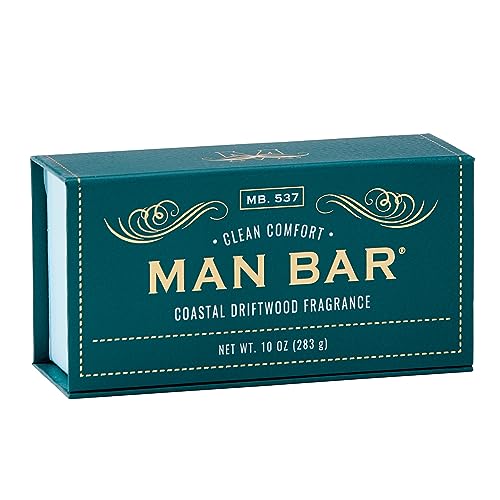 San Francisco Soap Company Coastal Driftwood Fragrance Man Bar - CLEAN - No Harmful Chemicals - Good for All S by San Francisco Soap Company - American Made