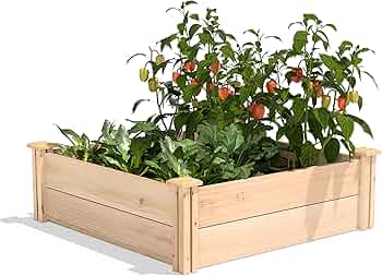 Greenes Fence Premium Cedar Raised Garden Bed, 36 x 36 x 11 inches by Greenes Fence - American Made