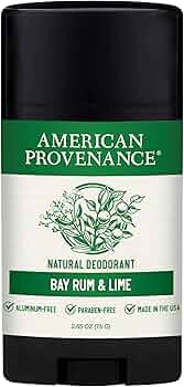 American Provenance Natural Deodorant Bay Rum and Lime Aluminum Free by American Provenance - American Made