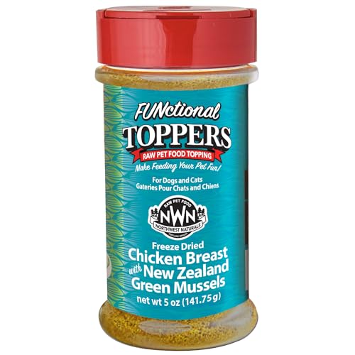 Northwest Naturals Freeze-Dried Chicken Breast with Green Lipped Mussels - Functional Topper - for Dogs and Ca by Northwest Naturals - American Made