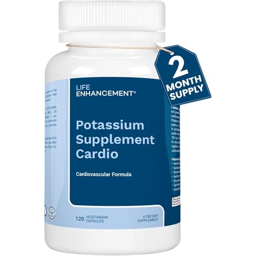 Life Enhancement High Potency Potassium Supplement Cardio - Supports & Optimizes Cardiovascular Health - Syner by Life Enhancement - American Made