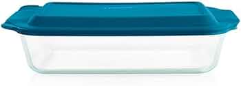 Pyrex Deep 9x13-Inch Glass Baking Dish with Lid by Pyrex - American Made