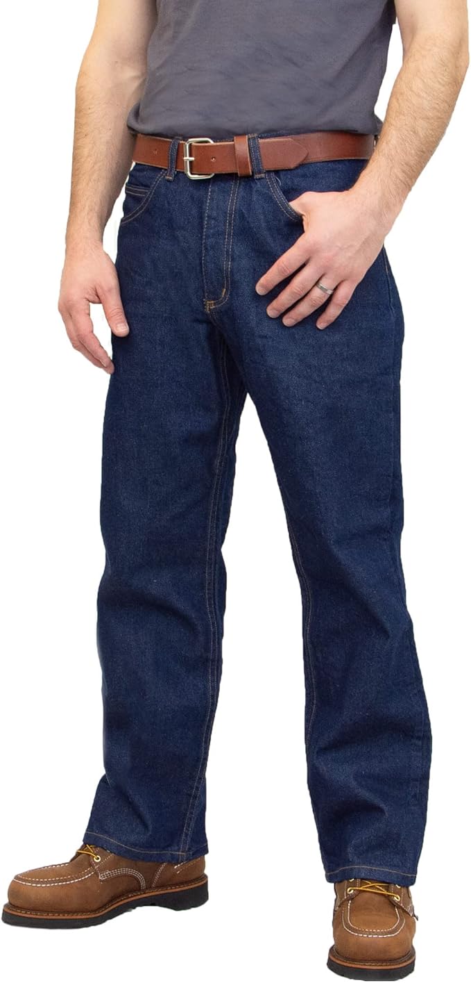 Diamond Gusset Men's Boot Cut Jean Dark Stonewash by Diamond Gusset - American Made