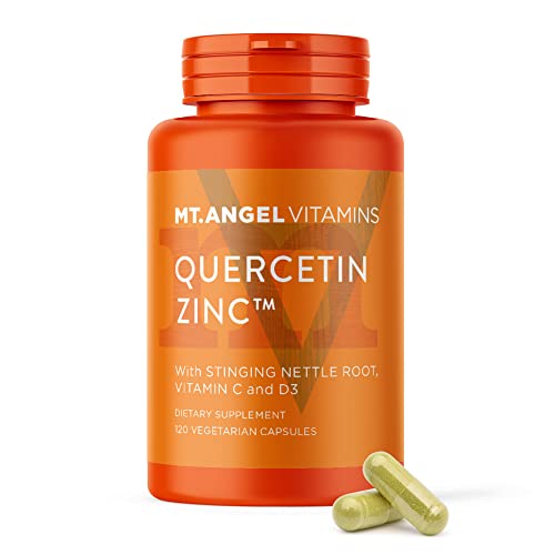 Mt. Angel Vitamins Zinc Quercetin with Bromelain Immune Support 120 Capsules by Mt. Angel Vitamins - American Made