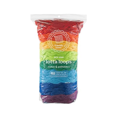 Harrisville Designs Friendly Loom Loop Refill Pack â€” Cotton Loops 16 oz by Harrisville Designs - American Made