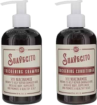 Suavecito Thickening Shampoo and Conditioner Set 8oz by Suavecito - American Made