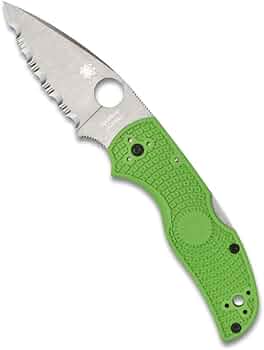 Spyderco Native 5 Salt LC200N Green FRN by Spyderco - American Made