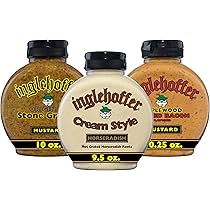 Inglehoffer Sweet Hot Mustard 10 oz by Beaverton Foods - American Made