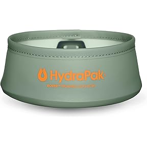 Atlas Pet Company Lifetime Bowl Collapsible Dog Water Bowl for Hiking and Outdoors by Atlas Pet Company - American Made