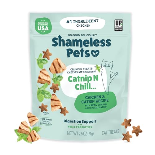 Shameless Pets Cat Treats Catnip and Chicken by Shameless Pets - American Made