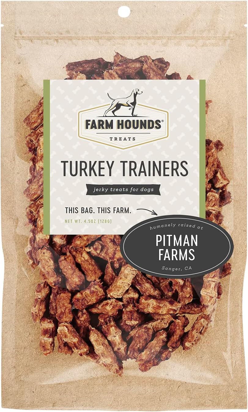 Farm Hounds Turkey Trainers Natural Dog Treats 4.5 oz by Farm Hounds - American Made
