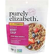 Purely Elizabeth Berry Crisp Ancient Grain Granola with Vitamin D 8 oz by Purely Elizabeth - American Made