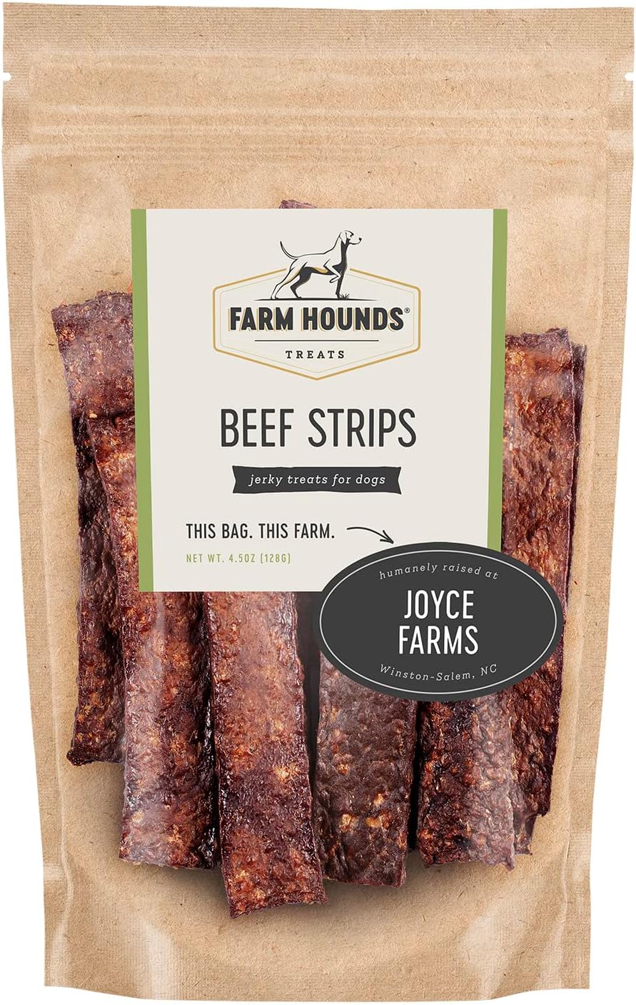 Farm Hounds Beef Strips Natural Dog Jerky Treats 4.5 oz by Farm Hounds - American Made