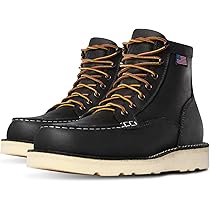 Danner Bull Run Moc Toe 6-Inch Work Boot Black by Danner - American Made