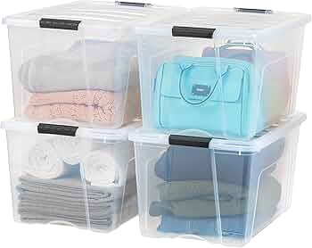 IRIS USA Letter Size Plastic File Box 12-Pack by IRIS USA - American Made