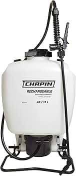 Chapin 60124 20V Rechargeable Battery 4-Gallon Backpack Sprayer by Chapin International - American Made