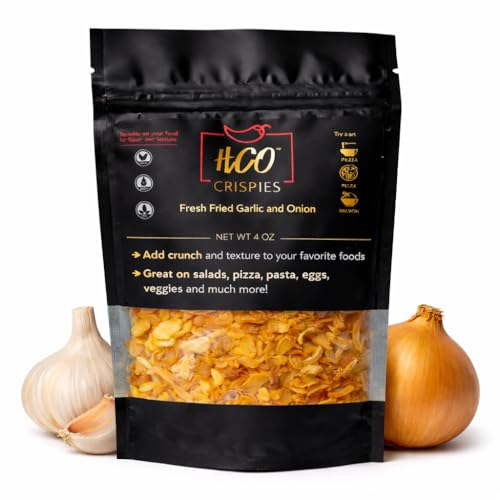HCO Crispies Fried Garlic and Onion Mix | Perfect for Baking, Seasoning & Topping | From the Makers of Hot Cri by Hot Crispy Oil - American Made