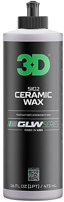 3D GLW Series Ceramic Wax SiO2 Infused Car Wax Ultimate Gloss 16oz by 3D Car Care - American Made