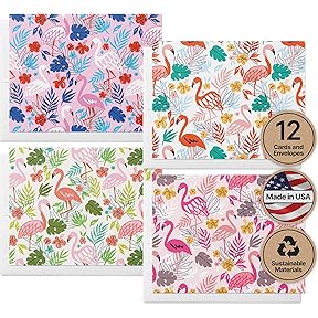 Rifle Paper Co. Strawberry Fields Assorted Greeting Cards, Set of 12 by Rifle Paper Co. - American Made