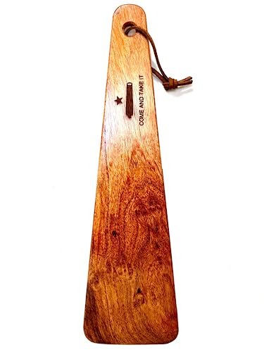 Cowboy Spatula Mesquite Wood Spatula- Come and Take It by Cowboy Spatula Company - American Made