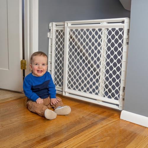 Toddleroo by North States Stairway Secure Baby Gate â€” Ivory by North States Industries - American Made