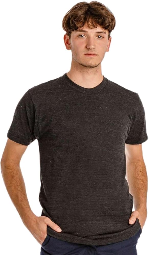 Los Angeles Apparel USA-Made Triblend T-Shirt Tri-Indigo by Los Angeles Apparel - American Made