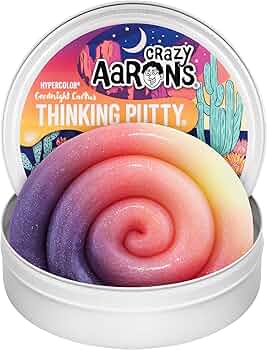 Crazy Aaron's Thinking Putty - Goodnight Cactus Hypercolor, 4 Inch Tin by Crazy Aaron's - American Made