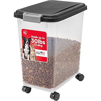 IRIS USA Airtight Pet Food Storage Container 33 Qt by IRIS USA - American Made