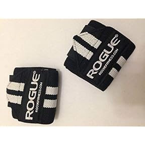 Rogue Fitness Wrist Wraps Black/Red 12-Inch by Rogue Fitness - American Made