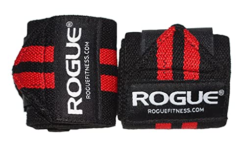 Rogue Fitness Wrist Wraps Black/Red 12-Inch by Rogue Fitness - American Made