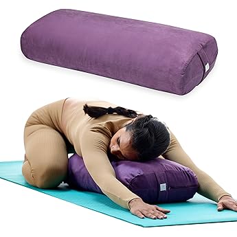 Hugger Mugger Standard Yoga Bolster Aqua Handmade USA by Hugger Mugger - American Made