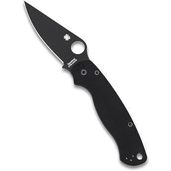 Spyderco Para Military 2 CPM MagnaCut Black G-10 by Spyderco - American Made