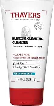 Thayers Blemish Clearing Face Cleanser with Salicylic Acid 4.4 oz by Thayers - American Made