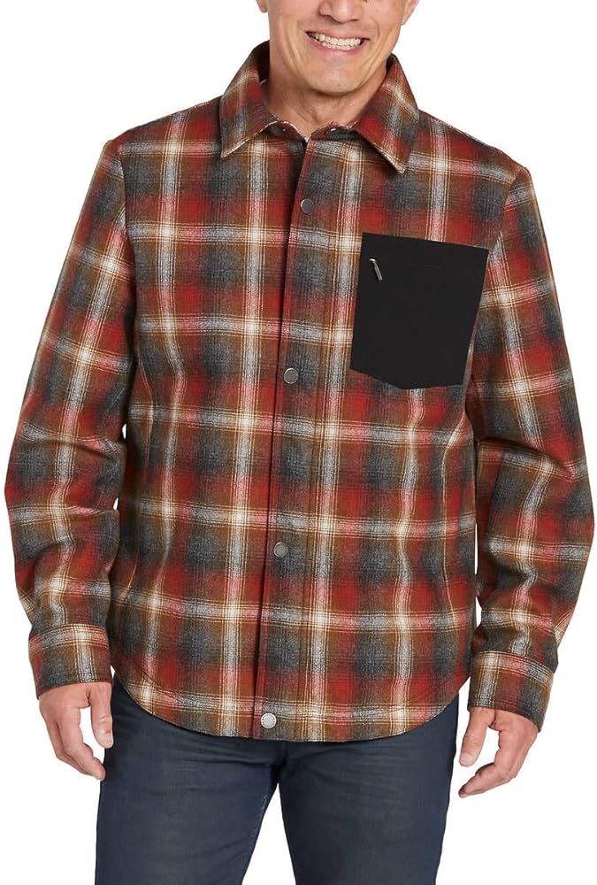 Pendleton Polyfill Insulation Wool Blend Shirt Jacket by Pendleton Woolen Mills - American Made