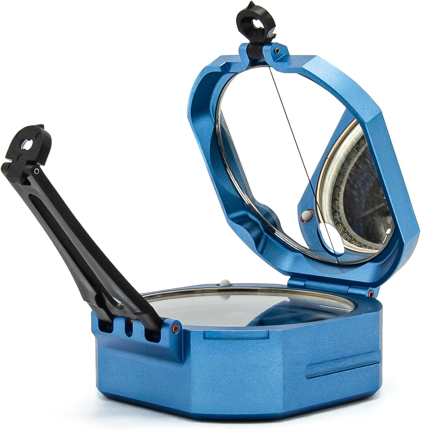 Brunton Standard Transit, Azimuth 0-360, Blue Professional Pocket Transit by Brunton - American Made