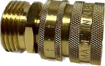 Orrco Brass Garden Hose Quick Connector Made in USA by Orrco - American Made