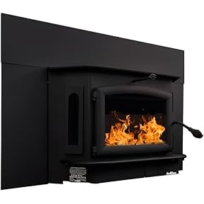 Buck Stove Fireplace Insert Model 81 Non-Catalytic 59500 BTU Wood Burning with Blower by Buck Stove - American Made