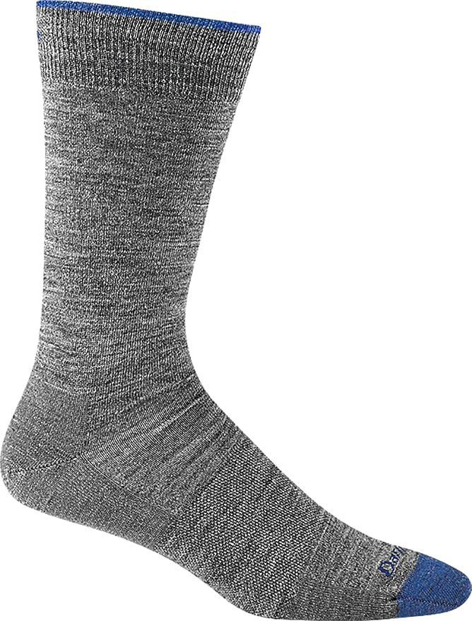 Darn Tough Vermont Men's Solid Crew Lightweight Lifestyle Sock by Darn Tough Vermont - American Made