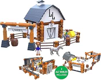 Lincoln Logs Big Sky Ranch Building Set, 100+ Pieces by Lincoln Logs - American Made