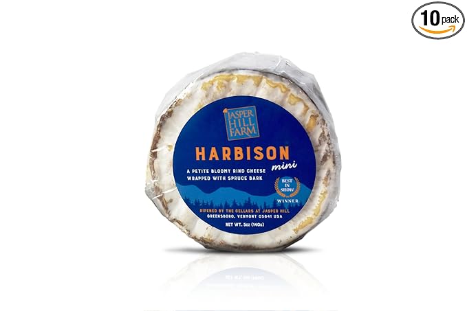 Jasper Hill Farm Mini Harbison Cheese 5 oz 10-Pack by Jasper Hill Farm - American Made